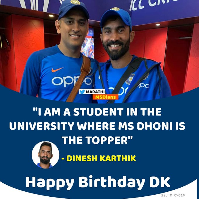 Happy Birthday Dinesh Karthik  | | | 