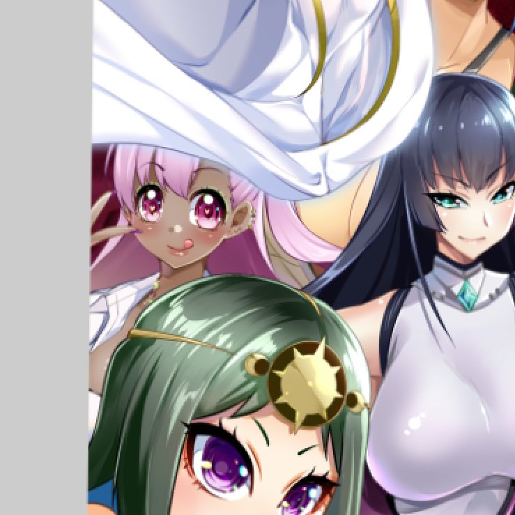 デジタル集合絵あるある
配置いじれるように広めに描くけど、ほぼ見えなくなるww 