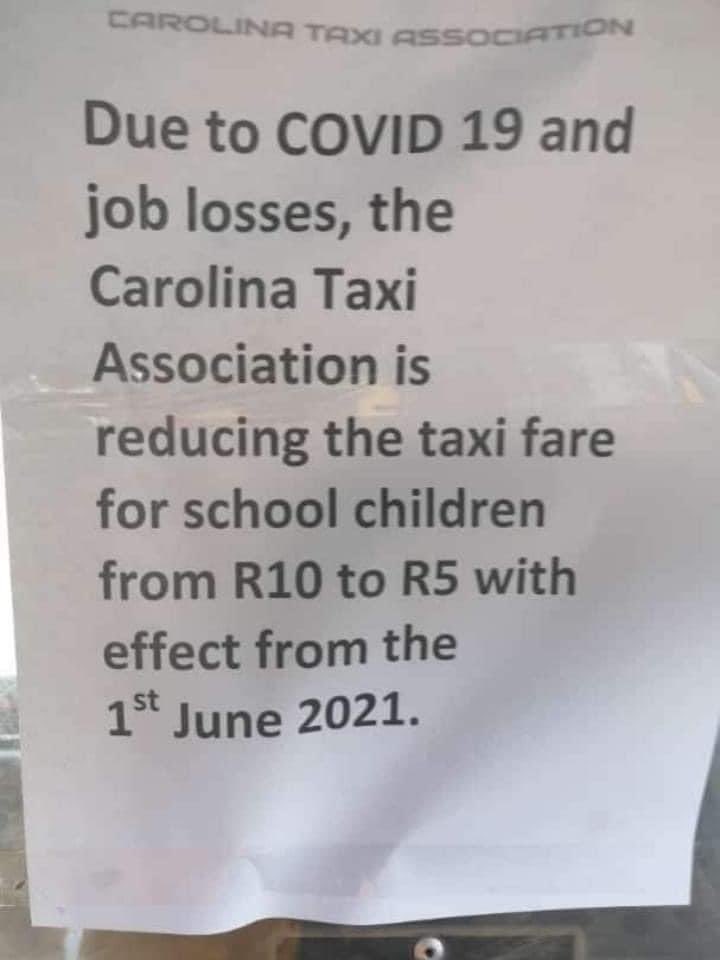Lwazikubeka's tweet image. Standing ovation for Carolina Taxi Association.