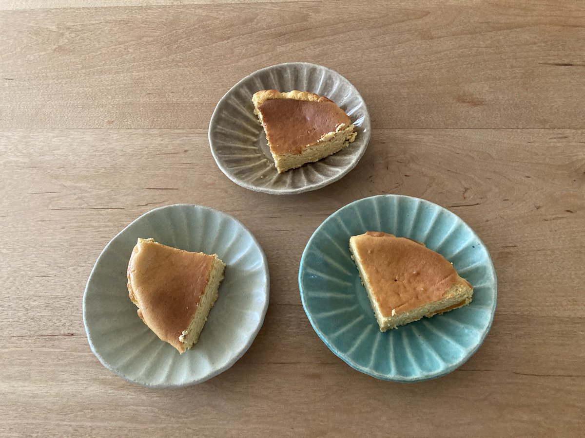 harukasyuko's tweet photo. ベイクドチーズケーキ風なやつ♥🤤
#おやつ   #futou https://t.co/rVPaEa2Wj3