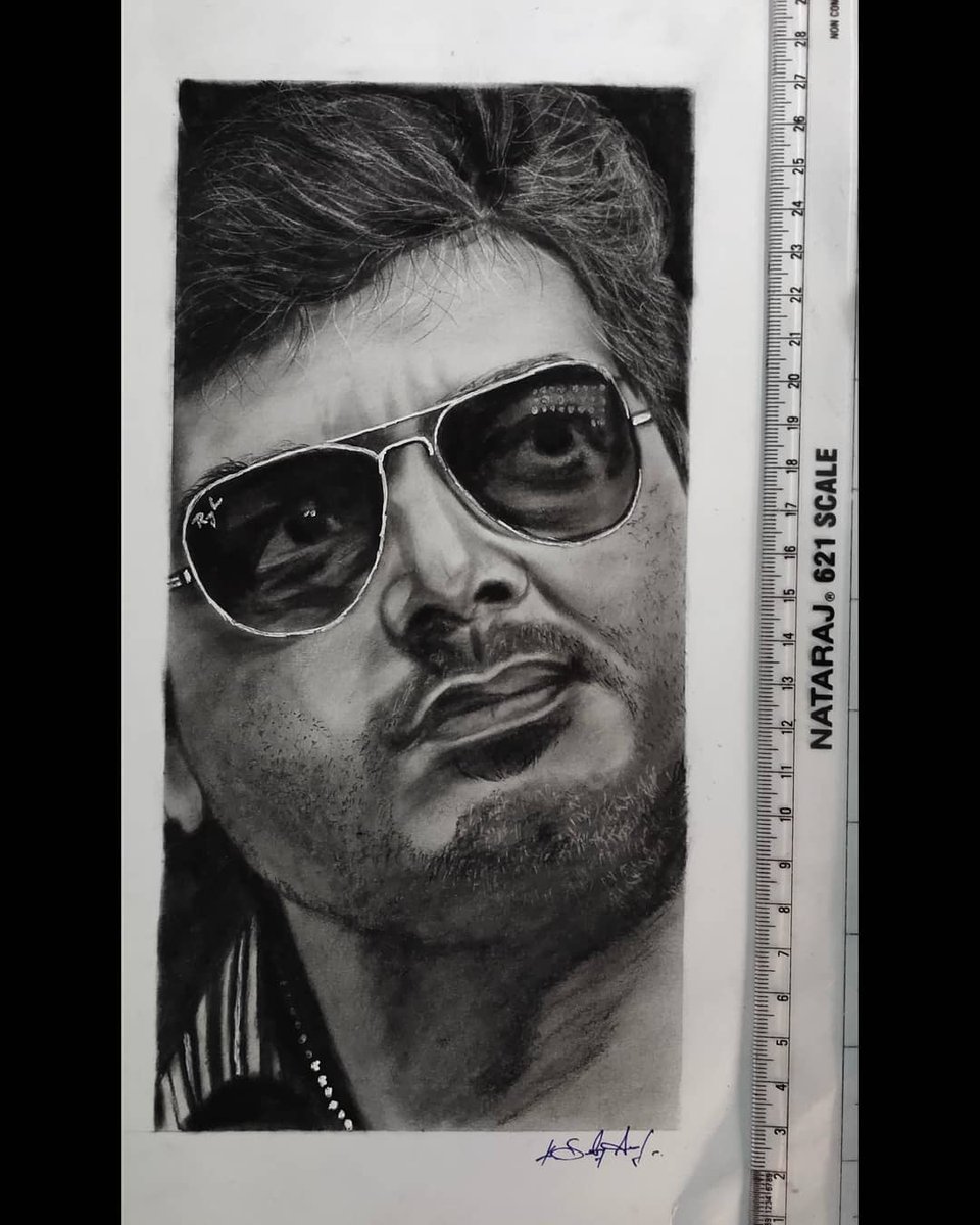 AjithNetwork's tweet photo. A Fan-Made Art. #Thala #Ajith 

Credit : Sudipt_art | #Valimai https://t.co/lRjE120soK