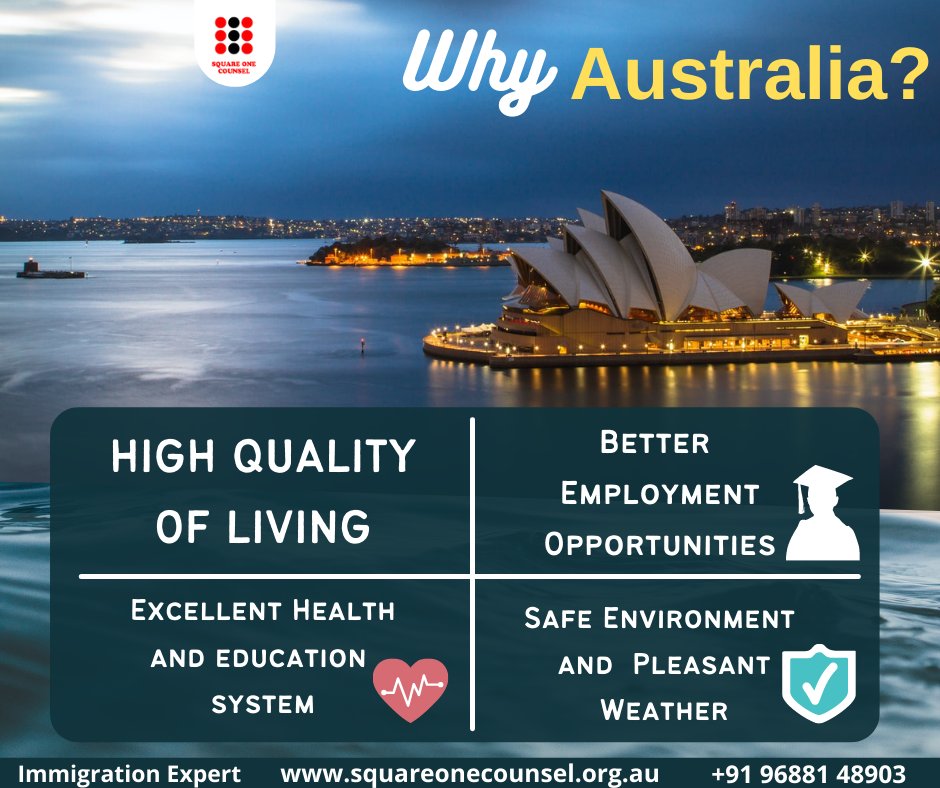 ARE YOU LOOKING FOR AN AFFORDABLE &amp; EASY WAY TO GO TO AUSTRALIA?
For more queries:9688148903 
Whatsup: wa.me/919688148903/
Register at squareonecounsel.org.au
#visa #IELTSWriting #JobSeekersWednesday #job