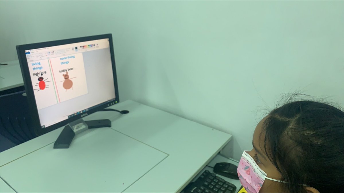 shwetaj920005's tweet photo. Grade 1 students enjoy MS Paint application as they link with their unit of inquiry on Living and Non-living things @microsoftpaint2 @KNargish @GMA_Primary @farsameera @DavidMonisha @AmiAjay @nazia_khatir @drswatisawant @shazlobo14 @ElizabethJohn00 @priyap70 @rahatn @malinidxb https://t.co/ZfGbwmmONA