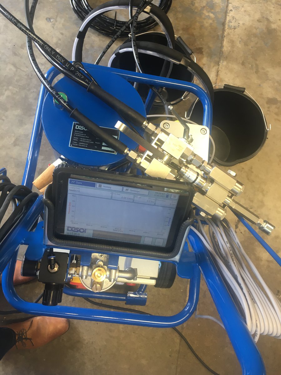 cktechltd's tweet image. We have now taken delivery of two WILMA’s one for PU and one for Acrylic and are undergoing intensive, thorough training.  The pumps will be subjected to robust trials using a variety of products, before deploying the equipment to various sites. @DesoiGmbh