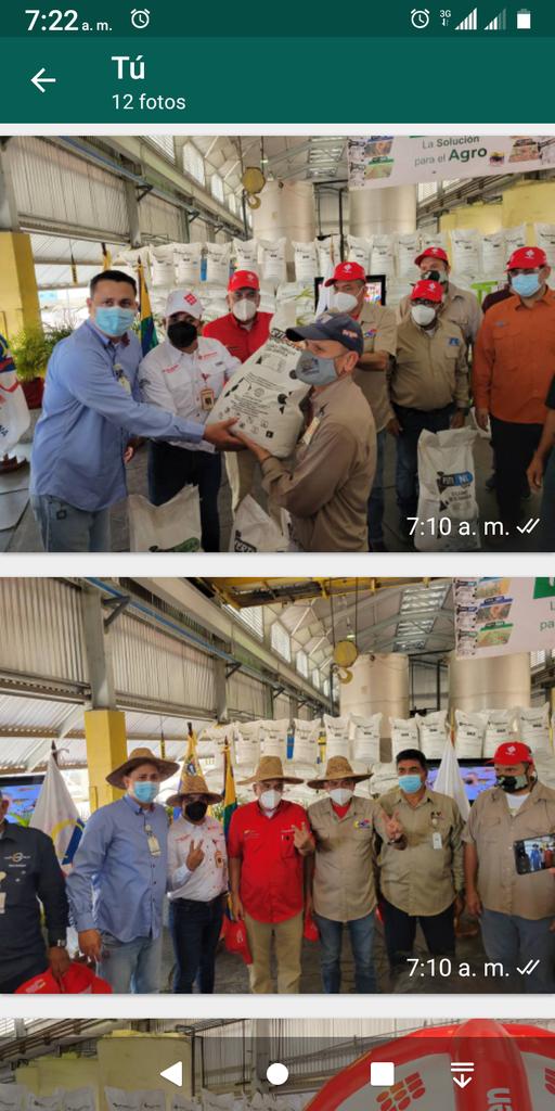 #Sabado29 Invertir para Producir, nuestro ministro <a href="/MinTrabajoVE/">Ministerio del PP para el Proceso Socia de Trabajo</a> @dip_joserivero con nuestro Director de <a href="/MpppstBol/">Dir Bolivar MPPPST</a> Alfredo Spooner, el Pdte. de #Pequi <a href="/TellecheaRuiz/">Rafael Tellechea</a> en Expo ventas #fertilizantes, a la clase obrera de Guayana agradecemos al ministro <a href="/TareckPSUV/">Tareck El Aissami</a>#VenezuelaPotencia