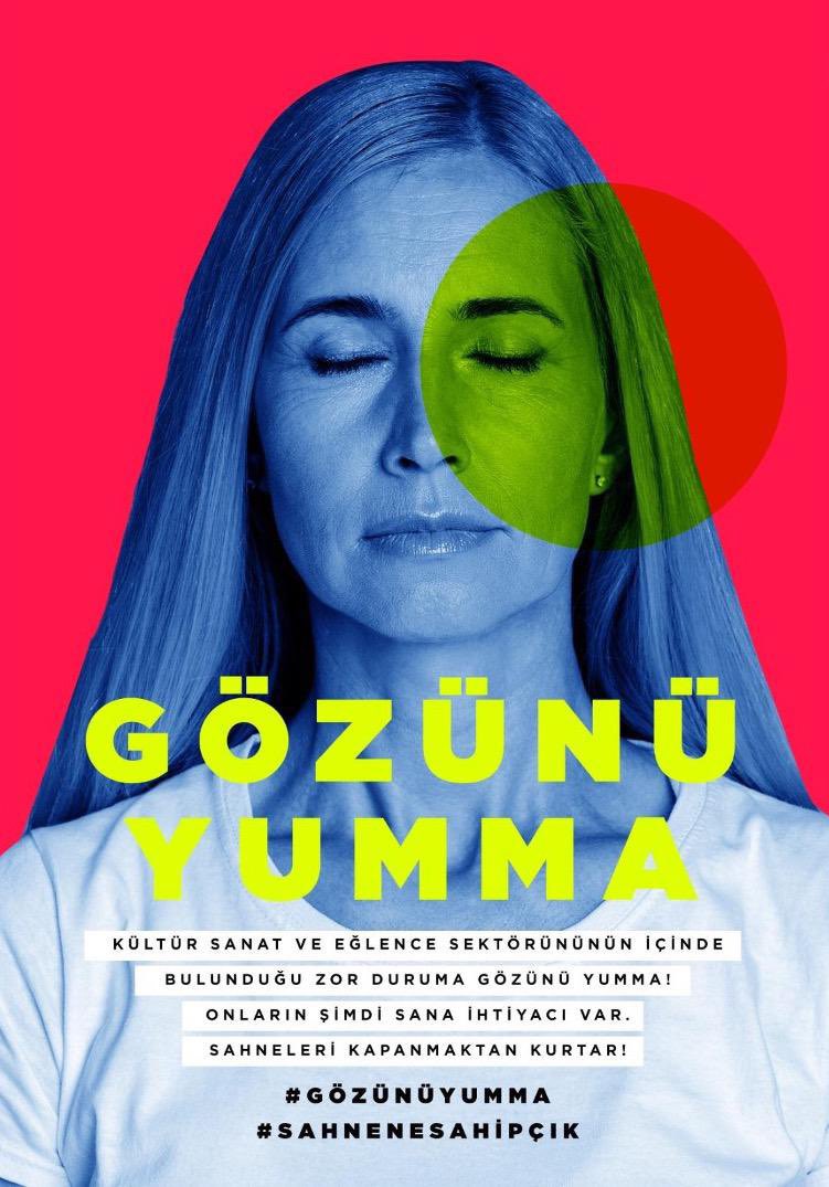 Sanat ve eğlence sektörüne yapılan bu haksızlığa ses çıkart ! #sahnenesahipcık #gözünüyumma