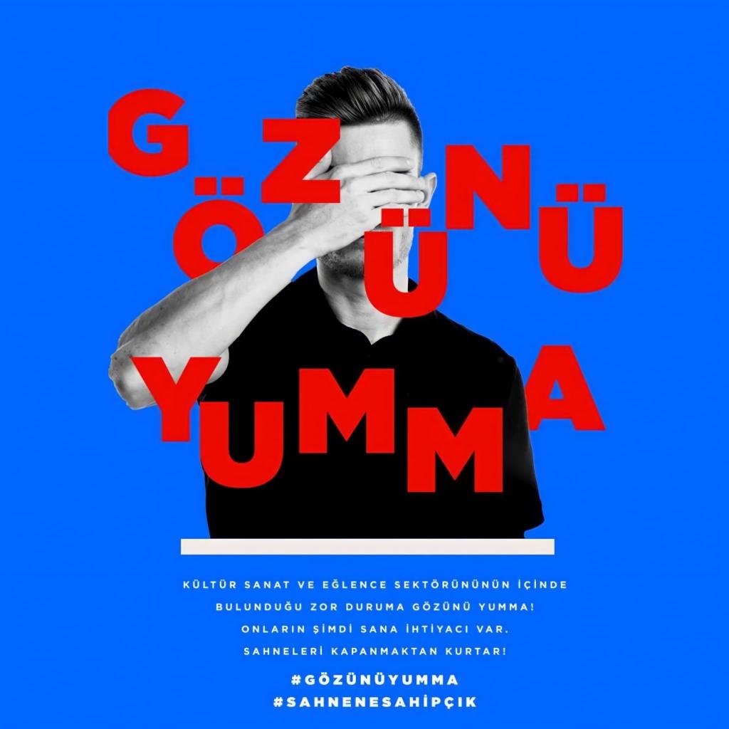 Müziği susturamazsınız! Biz varız ve hep olacağız. #gözünüyumma #sahnenesahipcık