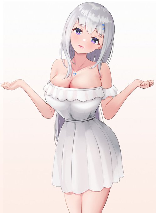 「こういう衣装は初めてなのですが…似合ってますでしょうか?」 