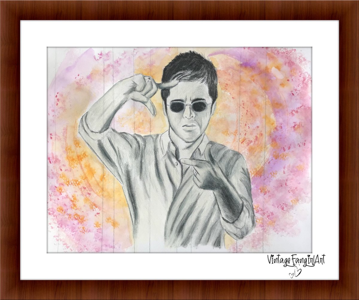 AKA...What A Life - Noel Gallagher
Mixed Media - color pencils and watercolors by <a href="/VintgeFangrlArt/">VintageFangirlArt</a> 
#noelgallagher #noelgallaghershighflyingbirds #oasis