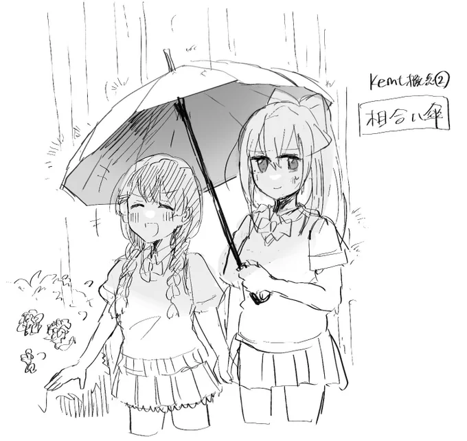 リクエスト頂いてぼちぼち描いてた🍁🐰の落書きたちです 