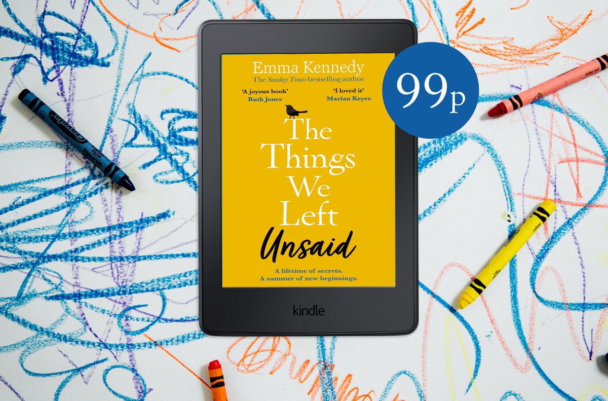 EKBookshelf's tweet photo. I've got an exciting treat for you this month. My novel #TheThingsWeLeftUnsaid is only 99p this month on Kindle!

The perfect accompaniment to a lunchtime spent in the sunshine ☀

https://t.co/g5XILWqvfo https://t.co/remuLp8tk3