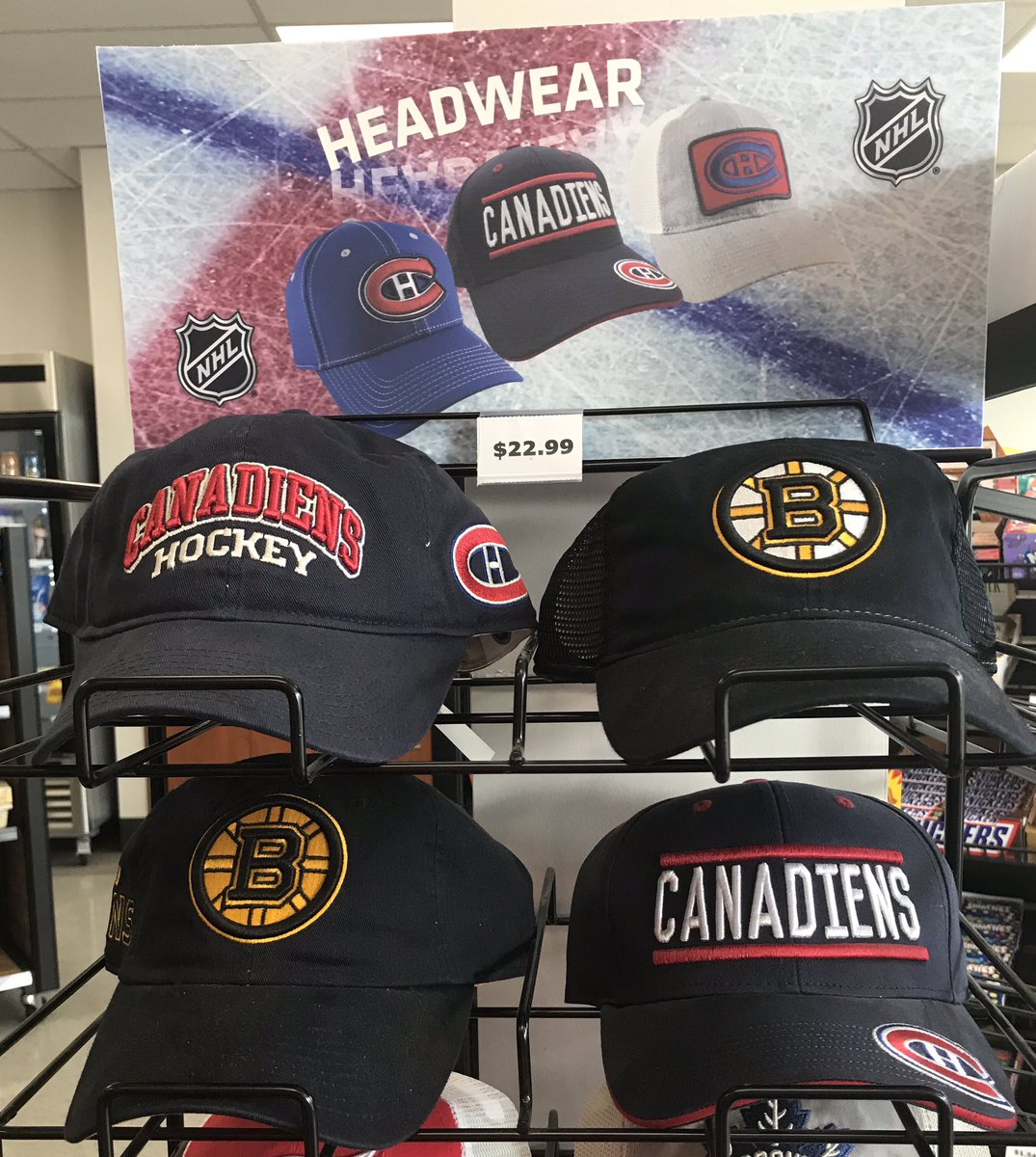 upibelleriver's tweet photo. Stanley Cup Finals 🤔Come into our store and check out the hat selection. Support your favourite team! https://t.co/Bwb8bY4VEv