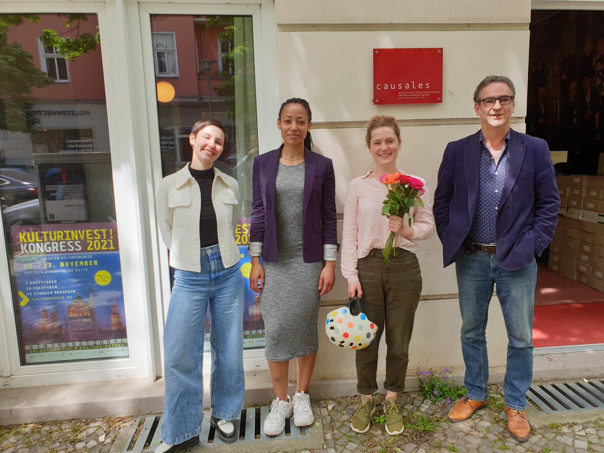 causales's tweet image. #Kompetenzerweiterung im Causales-Kollegium. Ab heute haben die Europäische #Kulturmarken-Awards eine neue Stimme. Die #Kulturmanagerin Luisa Gajewski übernimmt die Organisation von Europas avanciertestem #Kulturpreis. Herzlich Willkommen! bit.ly/3yU4QnZ