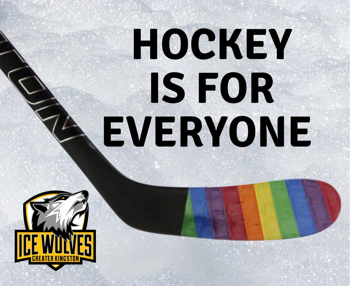 k_icewolves's tweet image. Happy Pride month! #HockeyIsForEveryone