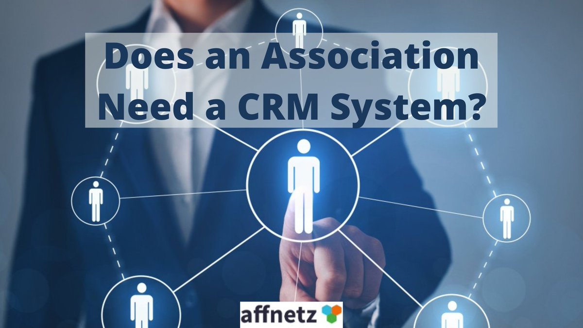 affnetz's tweet image. Customer Relationship Management can help Associations. See our blog, “Does an Association Need a CRM System?” bit.ly/3yPwBOL See affnetz.com or contact Pete Keers at petek@affnetz.com.    #associations #associationsoftware #chamberofcommerce #memberdatabase