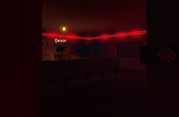 tsar_moneta's tweet photo. > Enter 'Devin', a bartender at Clear Skies Over Milwaukee's bar. He may not be the best talker but he's a decent company. https://t.co/R7pGBrehkc
