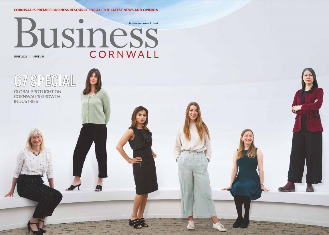 We have collaborated with <a href="/biz_cornwall/">Business Cornwall</a> on a bumper edition in celebration of the #G7Summit, hitting letter boxes from Friday. 
From clean energy resources to technology metals and our creative industries, find out why Cornwall is leading the Green Industrial Revolution.
#G7UK