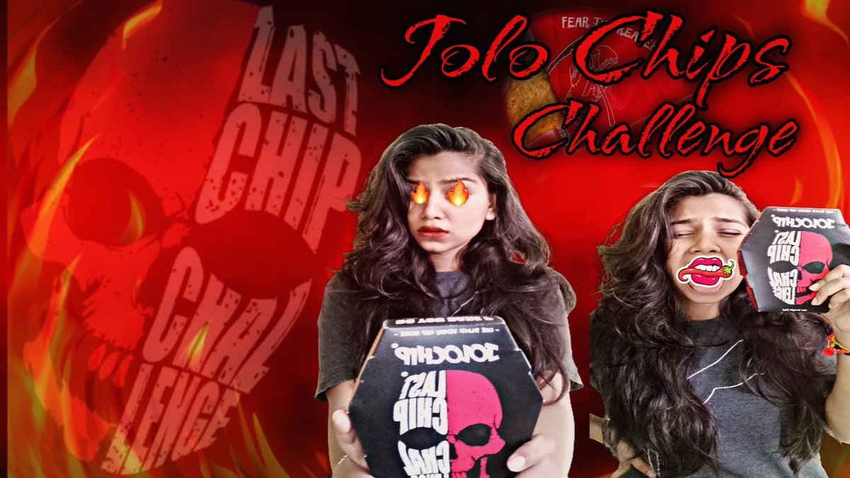 BlackPandaProd1's tweet photo. Hey guys,
Today i am eating world's hottest chip - Jolochip Last Chip challenge and i'll try to tolerate it's heat fot 5 minutes without drinking or eating anything else.

Please do not try this.
https://t.co/PAP7mNtiAj https://t.co/I21Meee32D