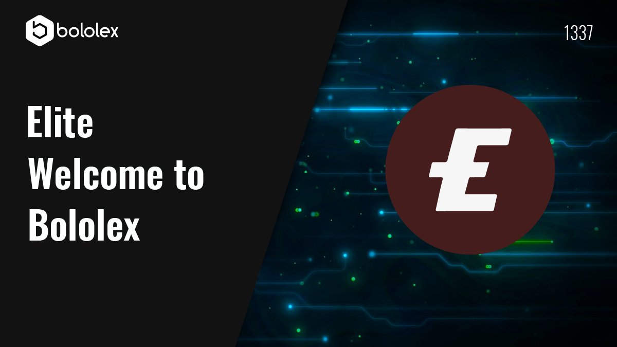 ELITE IS HERE😎

Your votes have paid off🤩

💥Login to bololex.com to check your airdrops and start trading with 1337/DOGE pair 

Let's go👇
bololex.com/trading/?symbo…

#cryptocurrency #Crypto