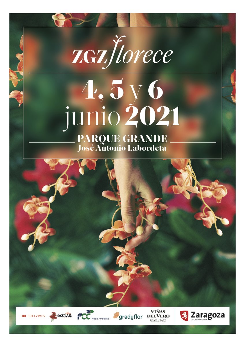 SpainbytrainOF's tweet photo. Este fin de semana disfruta de ZGZ FLORECE (@ZaragozaFlorece) 🌸

Las flores protagonizarán este evento urbano. Innovadores arreglos transformarán cuatro puntos del Parque Grande José Antonio Labordeta, #Zaragoza.

🌺 Más información: https://t.co/ayKMw8mAEN

@ZaragozaTurismo https://t.co/5SAuVuBiGu
