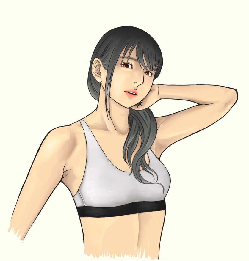 練習絵 写真模写 A 久しぶりに模写をしたのですが 影のつき方とか やっぱり 己庵のイラスト