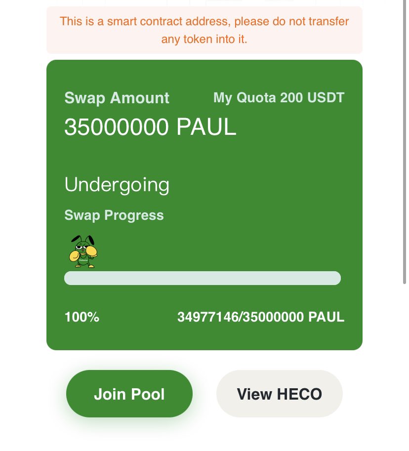 $PAUL 🐙WeStarter Whitelist Pool 100% Cleared by Community in Only 1 Minute!!!No time to speak more at the moment!!!Hurry up to grab your last chance in LPT and LBP pools. 🔥🔥🔥#paulprotocol #ToTheMoon