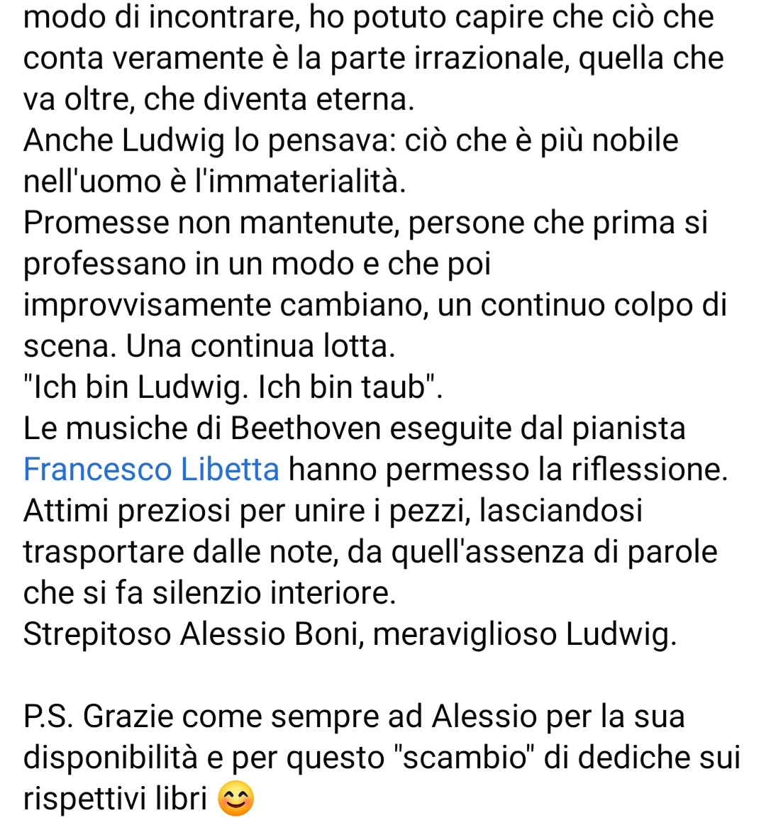 nadiapastorcich's tweet photo. Ritornare a teatro....
Ich bin Ludwig 🎭 Emozioni intense 🎶 Grazie @ilRossetti @AlessioBoni_FP #FrancescoLibetta https://t.co/Ta8bn7iDKO
