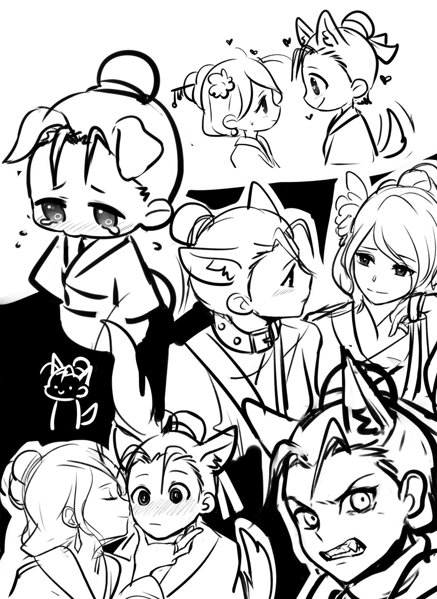 reposting some #FGEP nyoodles that I shared on my side account here because THERE ARE OFFICAL YUEXIAN MERCH AND I AM HAPPY FOR THEM but also sad because i can't afford it