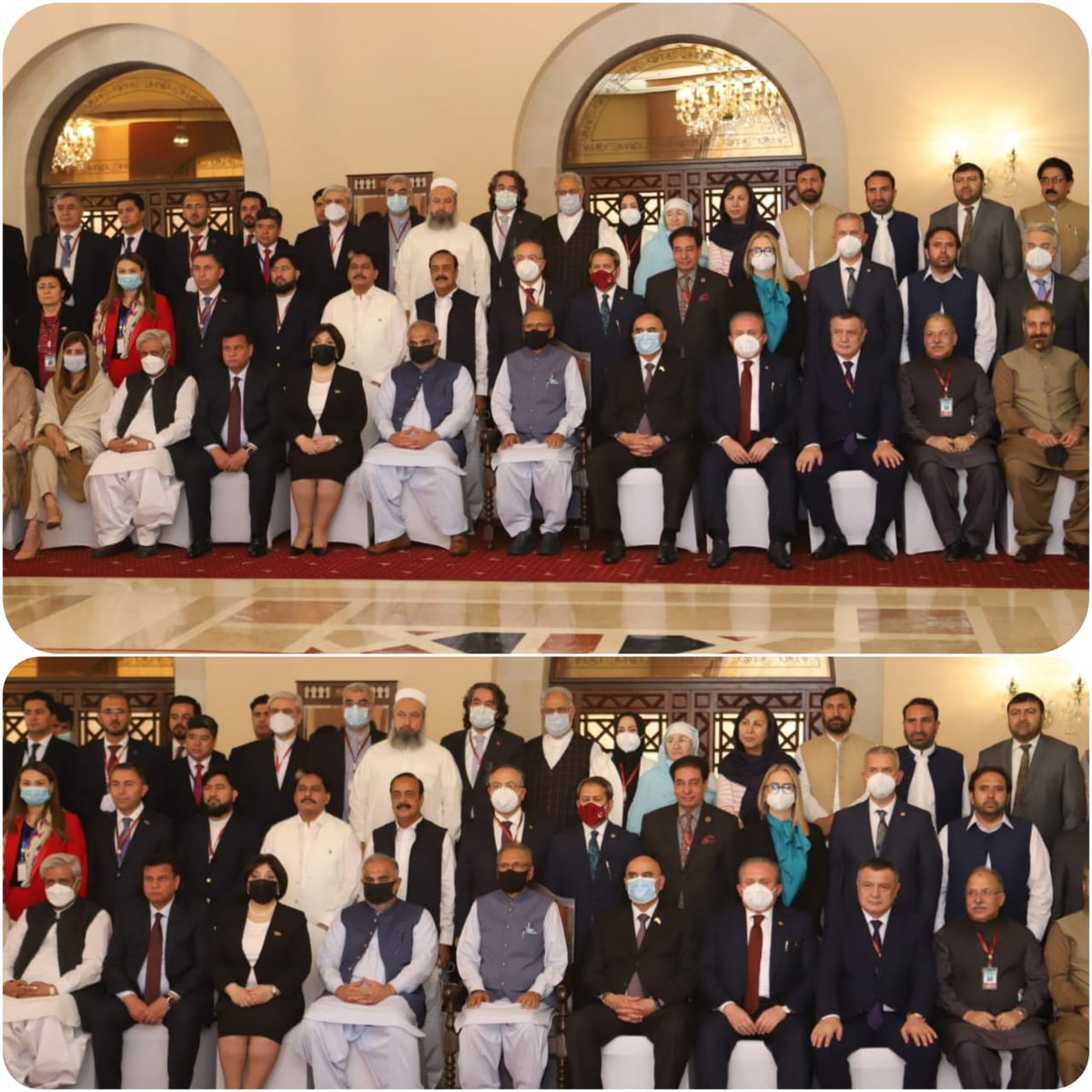 PakinIran's tweet photo. Group photo of the Participants of the 2nd General Conference of
#PAECO_2021
@ArifAlvi @PresOfPakistan @AsadQaiserPTI #2ndGenralConference @PakinAzerbaijan @PakinIran @AfghanEmbPk @pakembkabul @EmbassyofUzbek3 @PakinUzbekistan @appcsocialmedia @GovtofPakistan https://t.co/PfK3uXFeKN