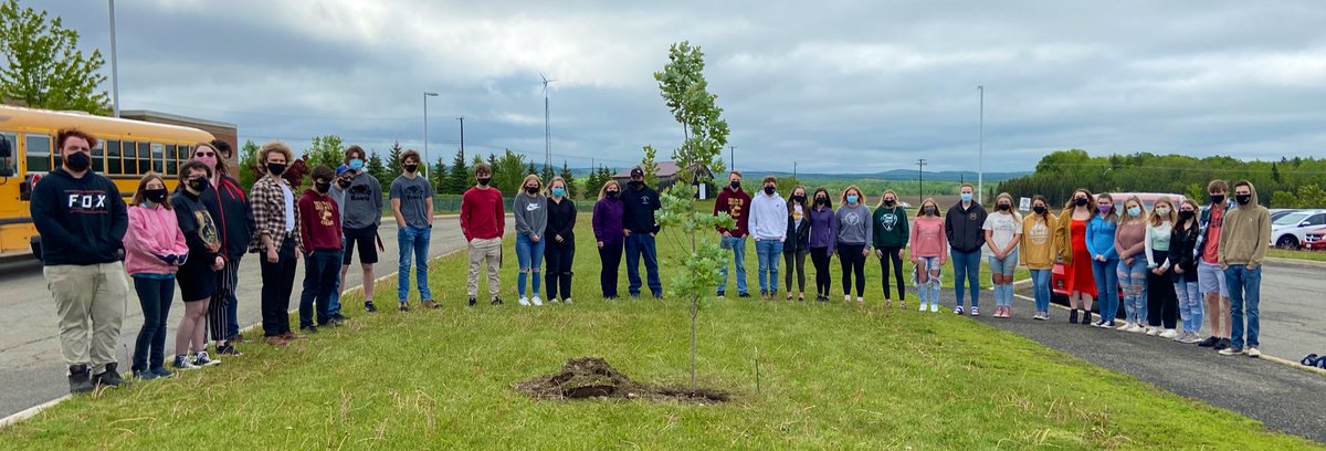 This morning the HCS class of 2021 gathered to plant a tree in memory of their classmate Britney Brewster. 

Britney’s life and her memory have had a huge impact on this class. She and her family will be on their minds and in their hearts as they graduate this month.