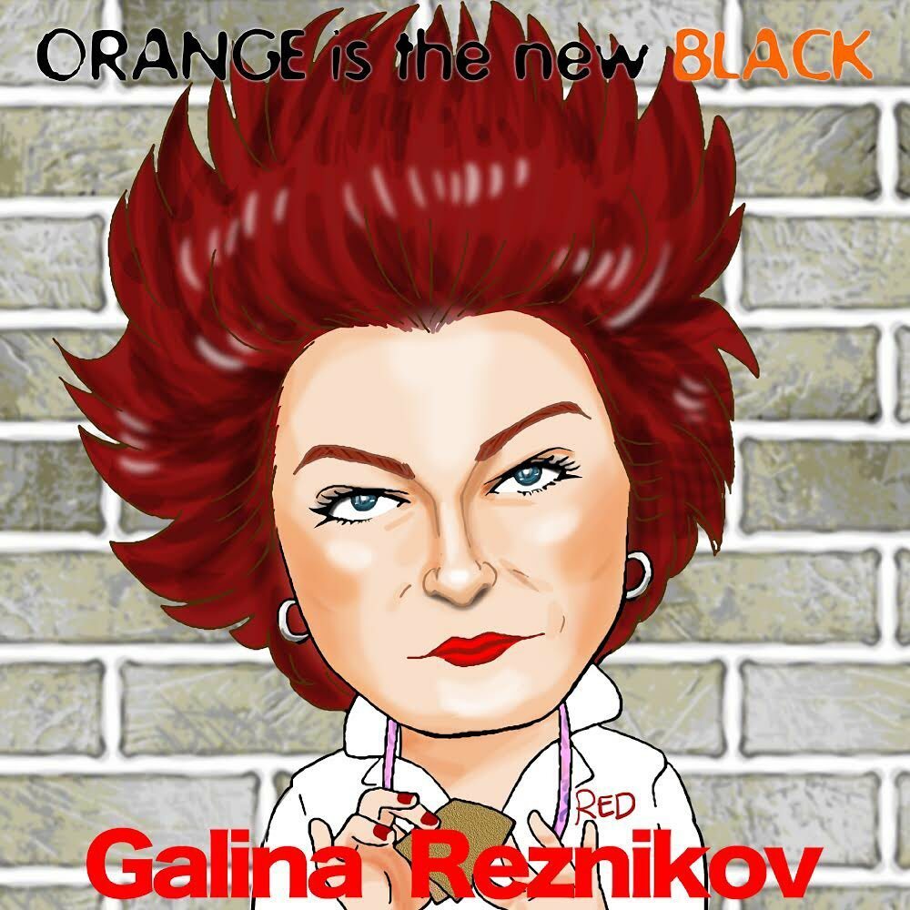 Ikuko似顔絵 Kate Orageisthenewblack オレンジイズニューブラック Red Galina Galinareznikov Startrek 肝っ玉母ちゃん Mrmercedes 似顔絵 似顔絵描きます 似顔絵イラスト 似顔絵オーダー 似顔絵作家 かわいい Caricature Illustration