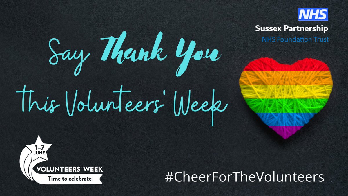 We are so very grateful for the generous gift of time and energy our volunteers give to supporting patients, carers and our services. #ThankYou #CheerForTheVolunteers #VolunteersWeek @withoutstigma @SPFT_PPT