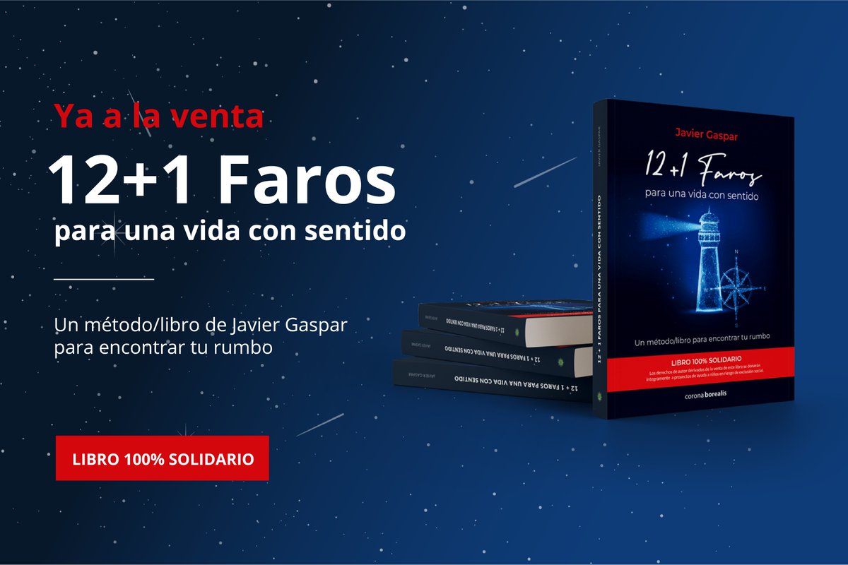 docemasunfaros's tweet photo. ・YA A LA VENTA ・
💫 12 + 1 Faros para una vida con sentido 💫
📘Un método/libro de Javier Gaspar para encontrar tu rumbo
🙌🏼 Libro 100% solidario
💡¿Lo quieres? > https://t.co/Czxz2aRARA https://t.co/WM6wWpJFmW