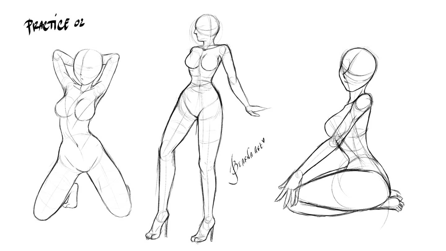 Tips for drawing sexy female characters  Anime Art Magazine