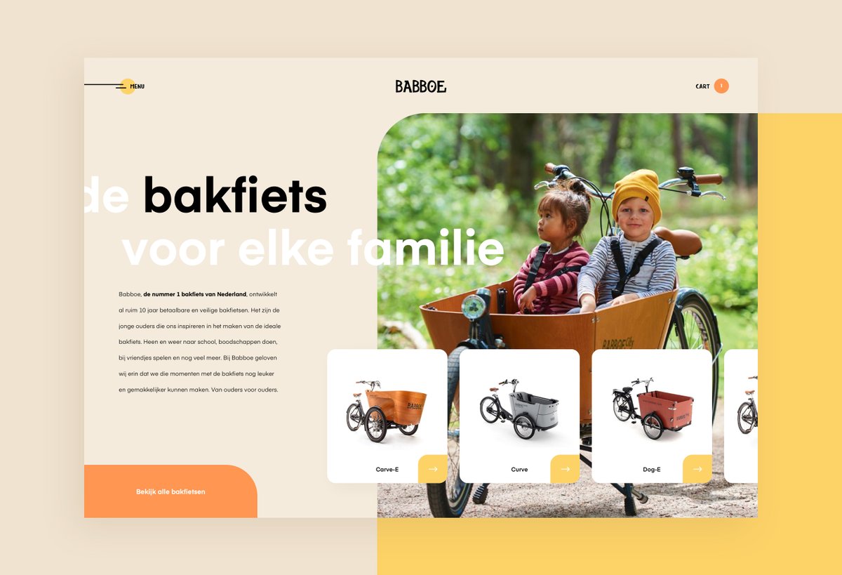 ⭐️ #pitch: Babboe.nl | De nummer 1 bakfiets wereldwijd

In onze #tryouttuesday delen wij elke dinsdag een samenraapsel van oude brainfarts en recente pitches die anders in vergetelheid zouden raken.