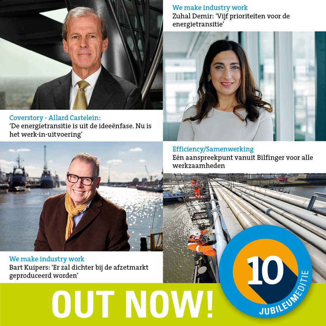 Nu in de 10e editie van Bilfinger Magazine: 'Allard Castelein, CEO van Port of Rotterdam, wil de Rotterdamse #haven de #duurzaamste ter wereld te maken'.  Lees dit artikel en nog veel meer over #energietransitie, #innovatie, en #duurzameinzetbaarheid. ow.ly/dUpr50EXzbR
