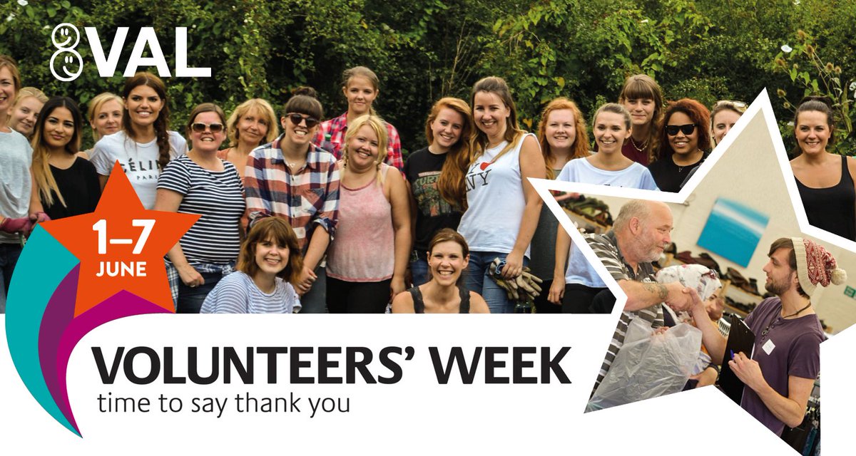 It’s #VolunteersWeek and time to say Thanks to all the #volunteers who make a difference today and everyday! Throughout the week we will be sharing some volunteer stories and feedback... #CheersForVolunteers @NAVCA @NCVO #askVAL #volunteer #NeverMoreNeeded