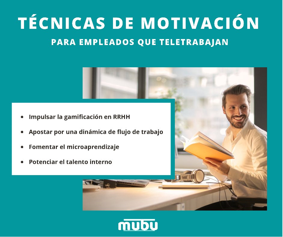 mubuSocial's tweet photo. La motivación de nuestros empleados es muy importante, ya que se sentirán mejor y realizarán su trabajo con mayor eficacia.

Por ello te dejamos técnicas que puedes poner en práctica.

#mubu #mubusocial #marketing #motivacion #teletrabajo https://t.co/4GqNsp2BTH