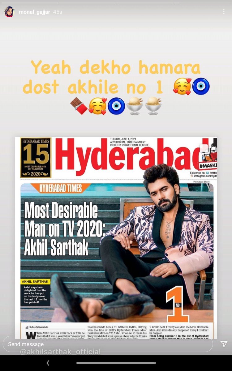 AkhinalB's tweet photo. #MostDesirableManAkhilSarthak
Omagooo..!!🥺💖 Look at her happiness akhile no 01 
They r just goals anthe😍😍
@akhilsarthak17 @Gajjarmonal https://t.co/W0NcBg5rZq