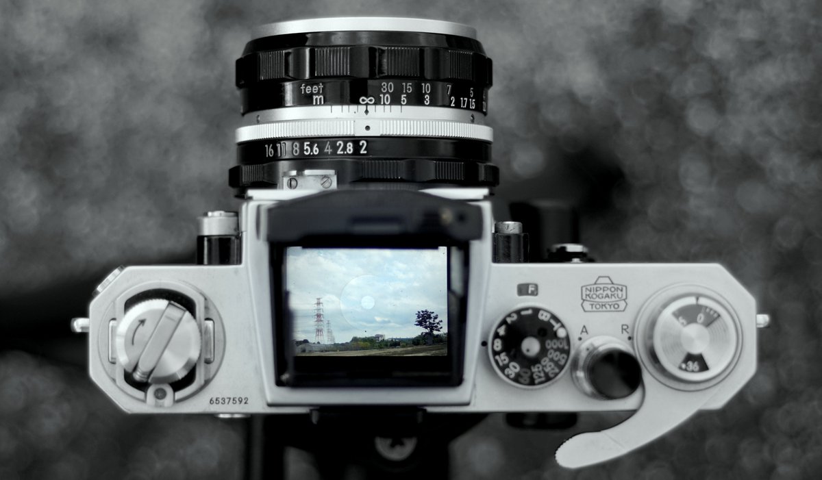 Nikon F ウエストレベルファインダー　富士山マーク 空地。 富士山マークにウエストレベルファインダーは初めての出会い