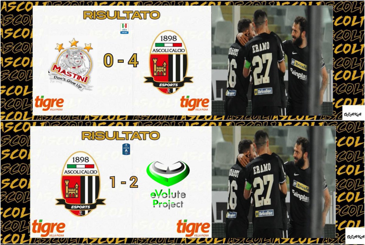 🔥RISULTATI
25ª Giornata <a href="/FVPA_net/">FVPA.net 🇮🇹</a> 
✅4-0🆚<a href="/Mastini07539147/">Mastini</a> 
⚽️<a href="/GLDDinho7/">GLD Dinho7</a> 
⚽️<a href="/MrSolida/">MrCorona</a> 
⚽️@KuunterX 
⚽️@_benny22_ 
🗝🗝<a href="/GLDDinho7/">GLD Dinho7</a> 
🗝@_benny22_ 
🗝<a href="/MrSolida/">MrCorona</a> 

23ª Giornata <a href="/VPLItaly/">VPL Italy 🇮🇹</a> 
❌2-1🆚<a href="/EvoluteProject/">eVolute Project</a> 
⚽️@_benny22_ 
🗝<a href="/Bomber_5_/">Bomber 5</a> 

#ForzaAscoli🤍🖤