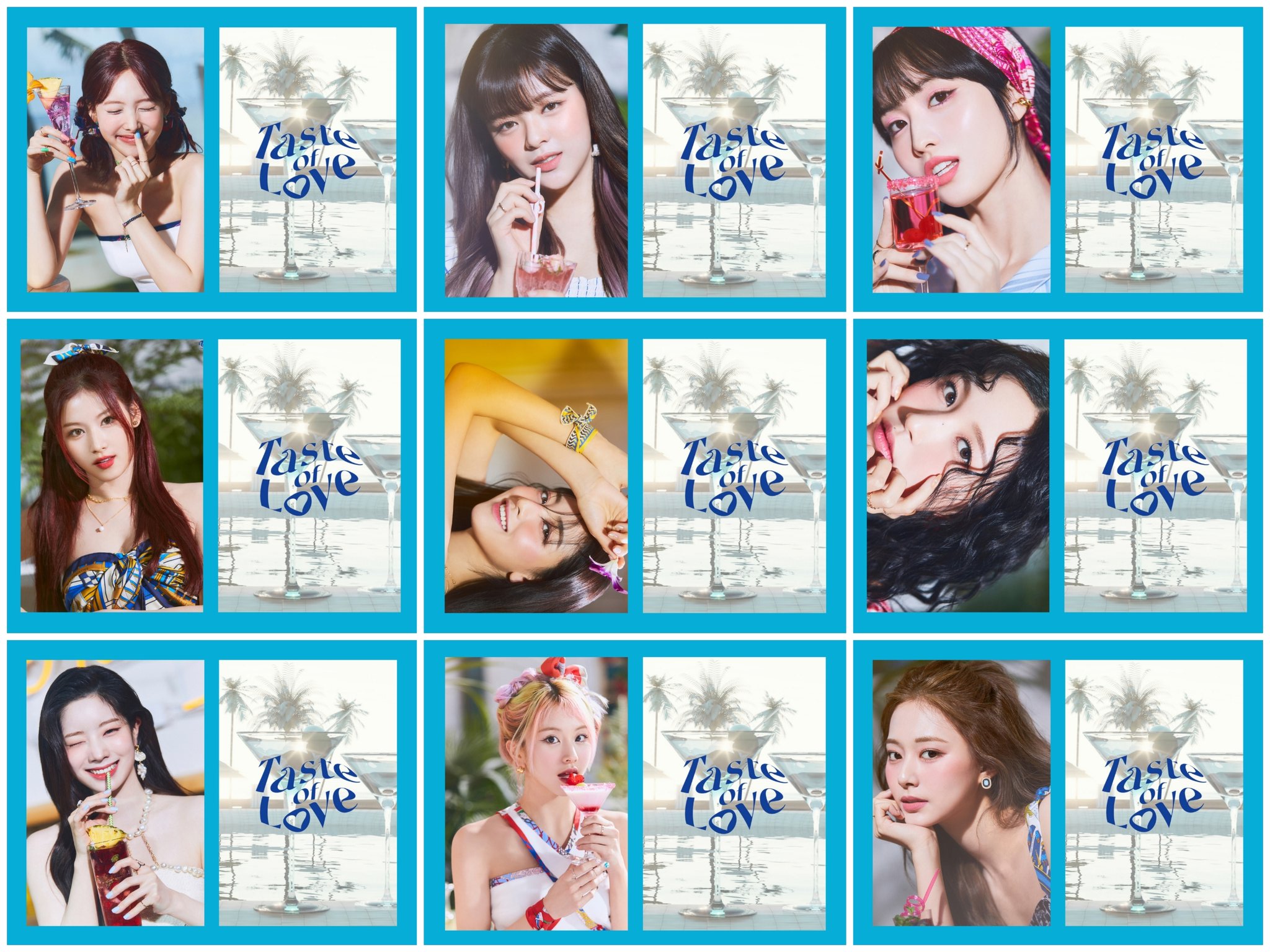 TWICE 無し ツウィTaste of Love トレカ