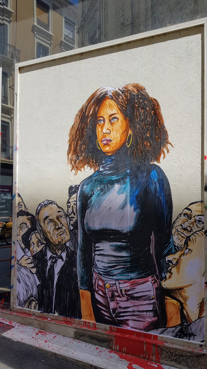 Le #SAFGA 2021 a bien démarré et voici une première oeuvre de #ComboCK à #Grenoble #StreetArt 👍