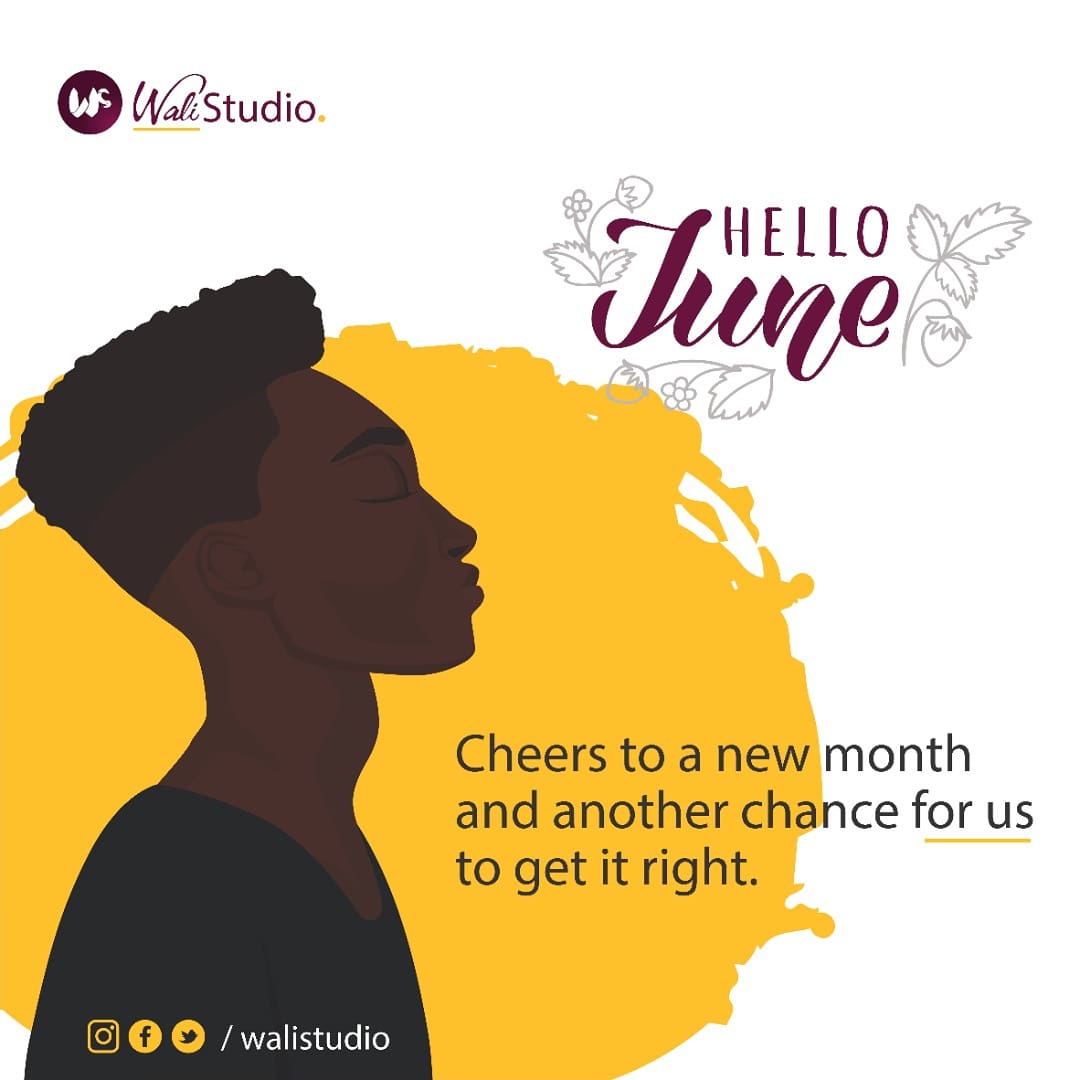 WaliStudio's tweet photo. WE GO AGAIN! Happy New Month. #WaliStudio https://t.co/cegoL3ZsLs