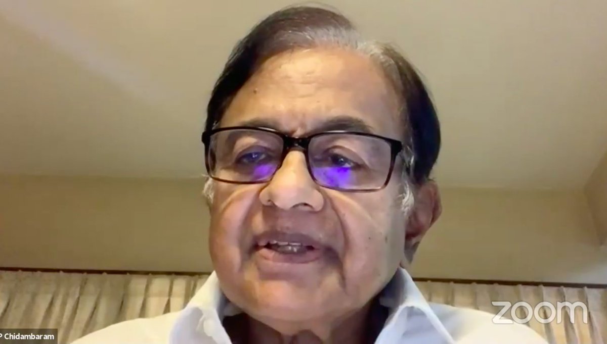 ndtv's tweet image. &quot;The increase in 2019-20 was modest at 4.0%, but the decline in 2020-21 was severe at -7.3%. The net result is that the #GDP in 2020-21 is lower than the GDP of two years ago (2018-19).
2020-21 has been the darkest year of the economy in four decades&quot;: P Chidambaram