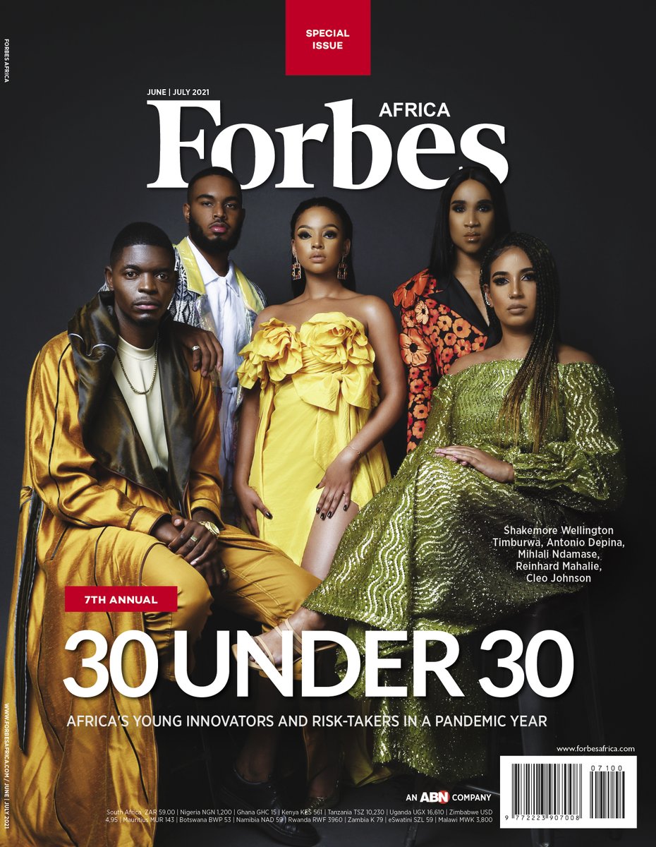 [New Edition] Members of this year’s list of under 30s have one thing in common: A New Covid-Induced Agenda for Social Change. Celebrating 7 years of the FORBES AFRICA 30 UNDER 30, these achievers prove that now more than ever, they are crucial to the African growth story!