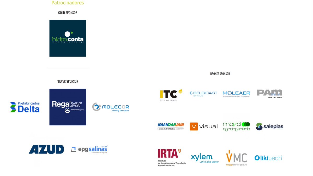 iservia's tweet photo. Actualizados patrocinadores #NuevoRegadíoForum.

Entra @moval_es. La primera ingeniería, con una larga tradición en el sector del regadío y conocida entre la waterpeople iAgua 💧.

Gracias : Alberto Hernández (@auxina_es), Miguel  y Jorge

+ Info 👇
https://t.co/b0I79kROzN https://t.co/JQXtHky5EQ
