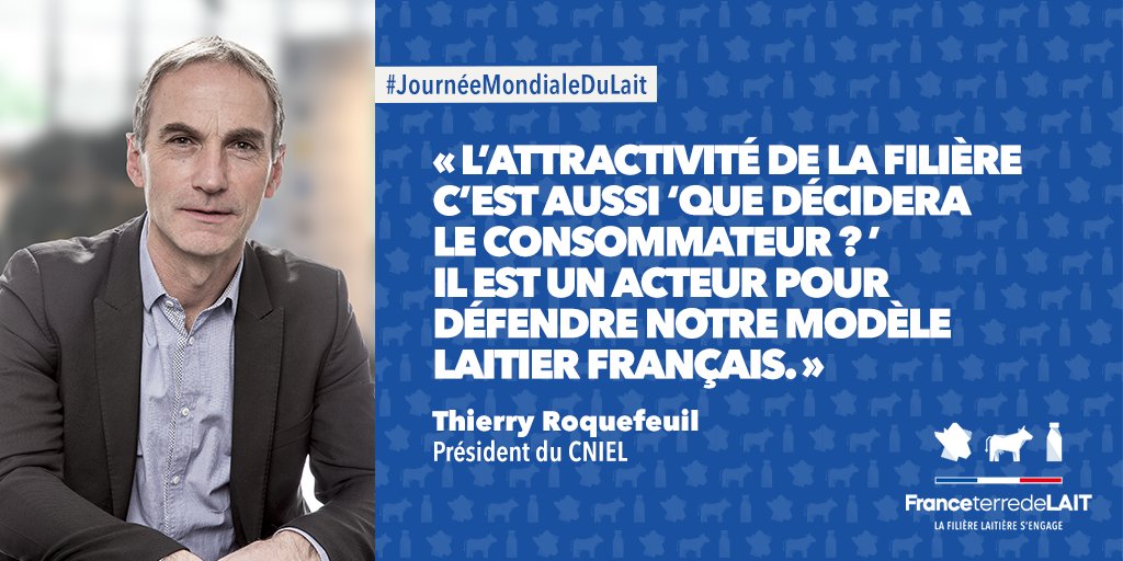La filière laitière réaffirme son engagement pour la vitalité des #territoires et la production de produits laitiers durables et bons pour les #consommateurs, qui participent à la construction d'une souveraineté alimentaire forte. 
#FranceTerredeLait #JournéeMondialeduLait