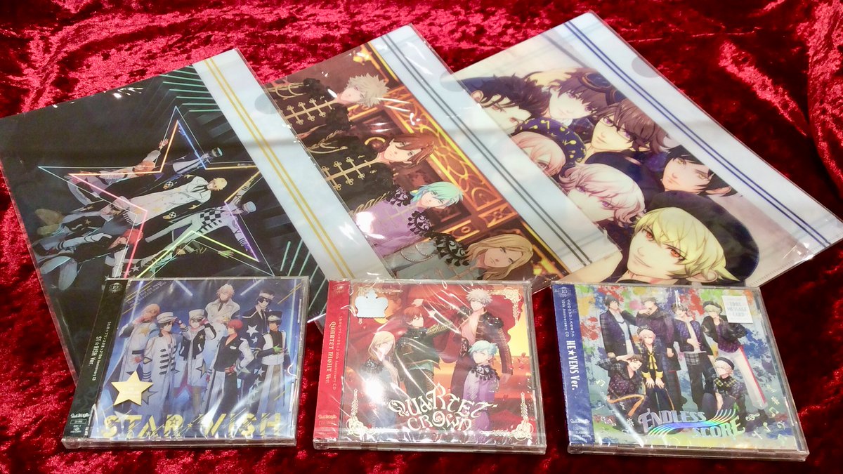 アニメガ ソフマップ池袋マルイ店 Cd入荷情報 うたの プリンスさまっ 10th Anniversary Cd St Rish Ver Quartet Night Ver He Vens Ver ソフマップ アニメガ特典 クリアファイル Mvショットd使用 本日入荷致しました Utapri