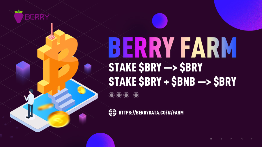 Join Farming on Berry Data Now!

🚀Berry Staking Pool: $BRY --> $BRY
🚀Berry Farm: $BRY - $BNB LP --> $BRY

🍓berrydata.co/#/farm